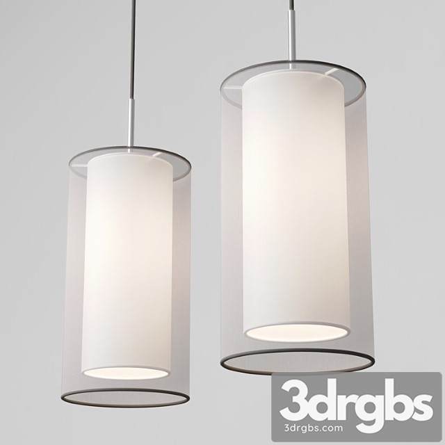 Saba matt nickel pendant lamp 1l - thumbnail 1