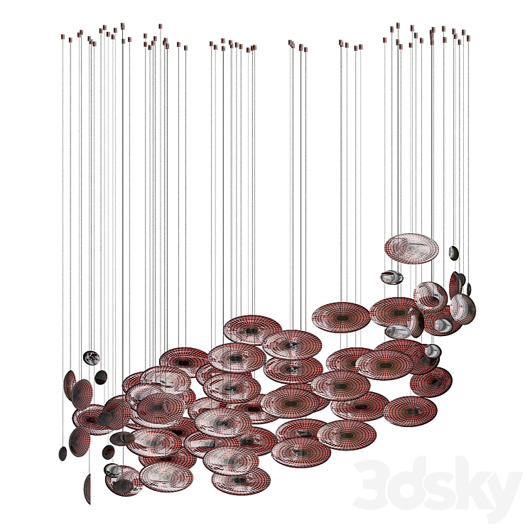 Sans Souci Bowls Chandelier 2 3DS Max Model - thumbnail 2