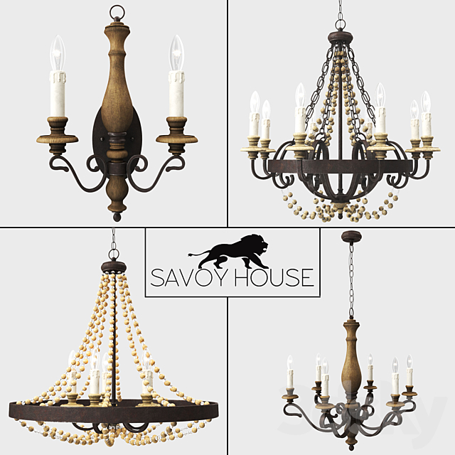 Savoy House Mallory Light 3DSMax File - thumbnail 1