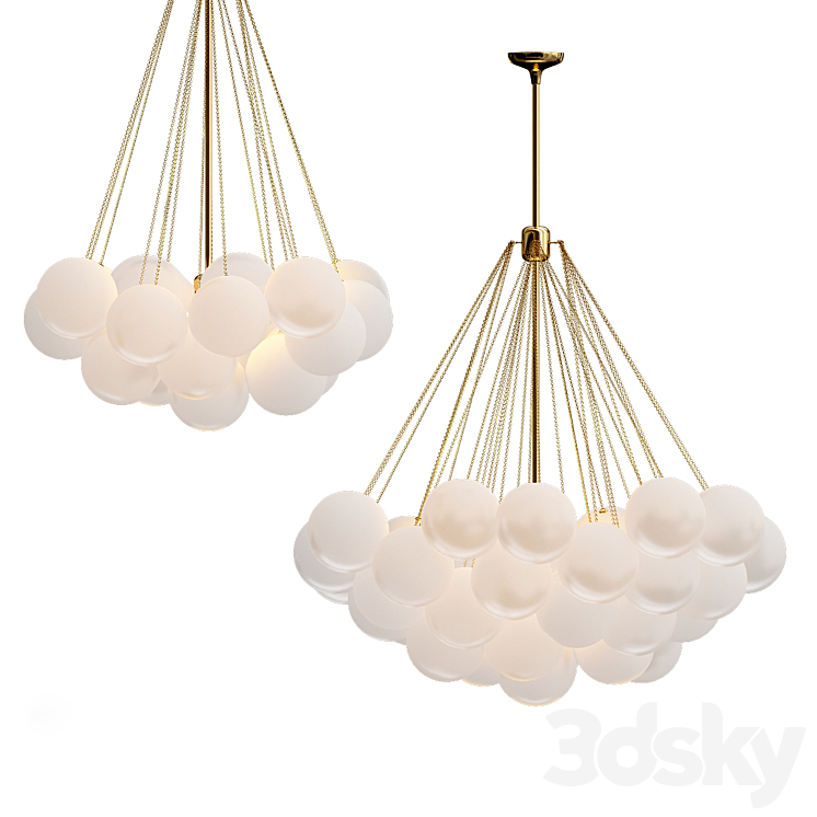 Sawa Apparatus studio chandeliers 3DS Max Model - thumbnail 1