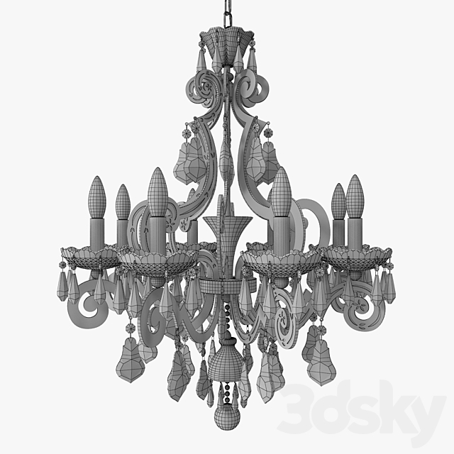 Schonbek – Capella chandelier (art.6732) 3DSMax File - thumbnail 3