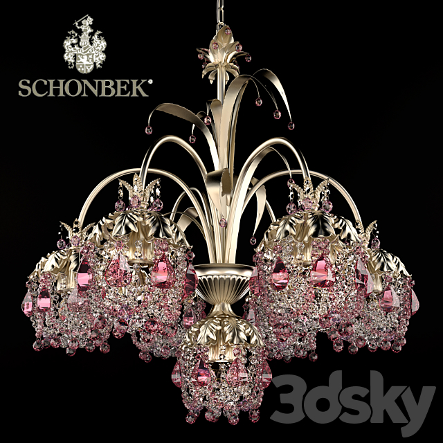 Schonbek Rondelle chandelier 1267 3DSMax File - thumbnail 1