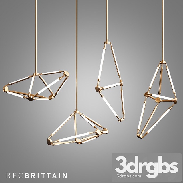 Sculptural lighting by bec brittain 3dsmax Download - thumbnail 1