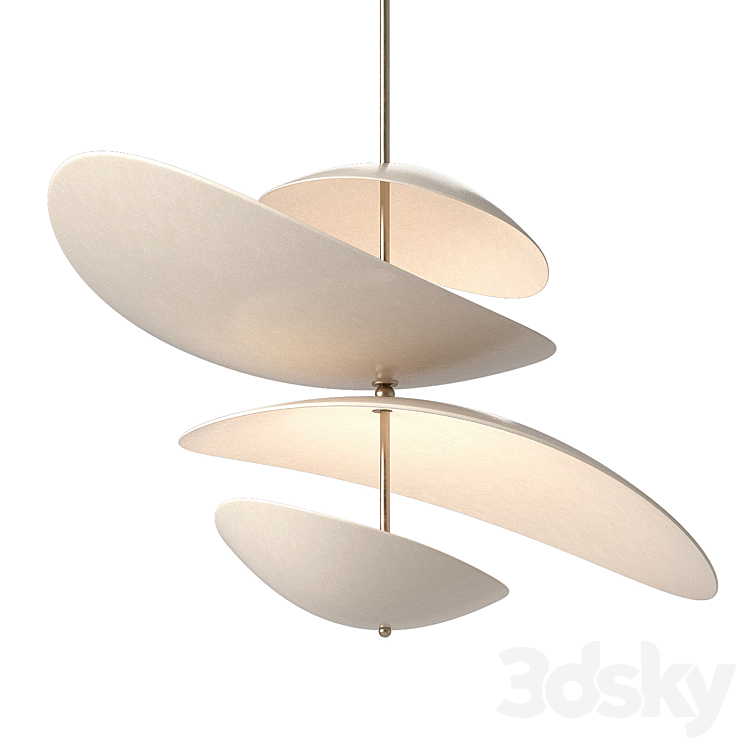 Selene pendant chandelier by Elsa Foulon 3DS Max Model - thumbnail 1