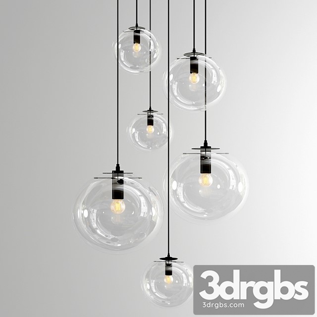 Selene suspension lamp – black - thumbnail 1