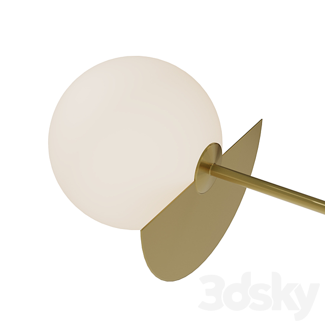 Sepia pendant lamp 3DS Max Model - thumbnail 2