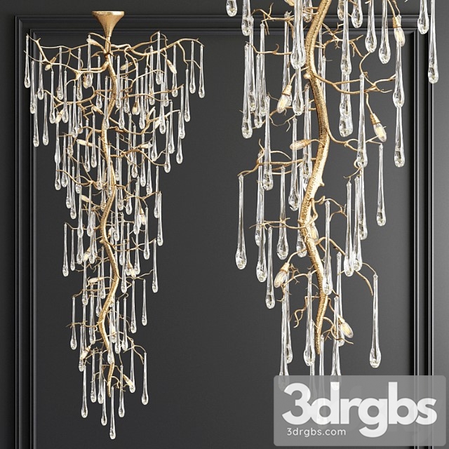 Serip Glamor Chandelier 3dsmax Download - thumbnail 1