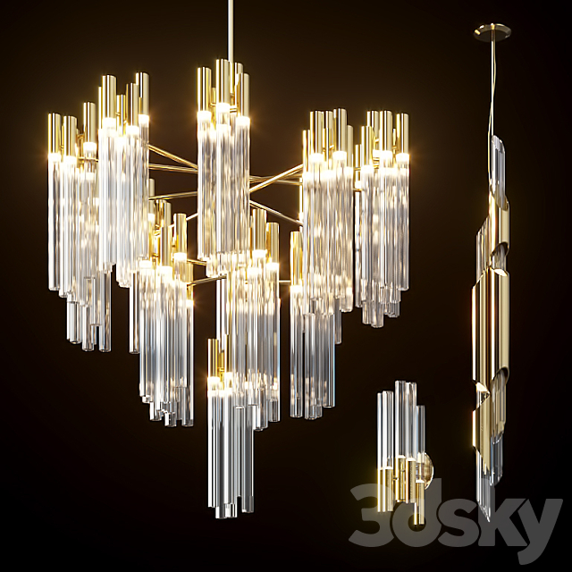 Set LUXXU factory lamps. 3DSMax File - thumbnail 1