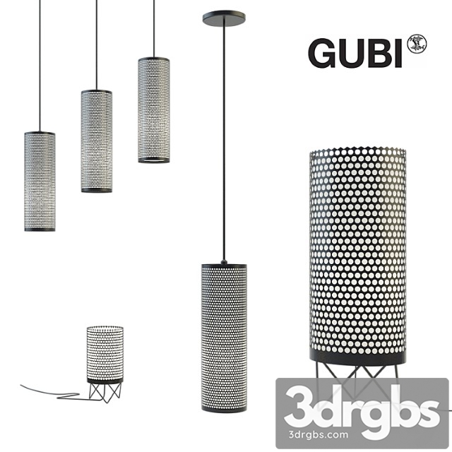 Set of lamps gubi 3dsmax Download - thumbnail 1