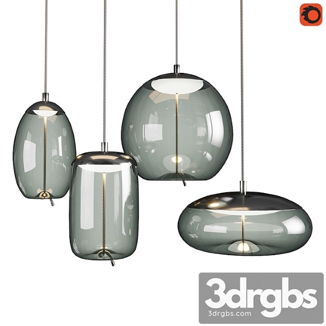 Set of pendant lights knot brokis 3 - thumbnail 1