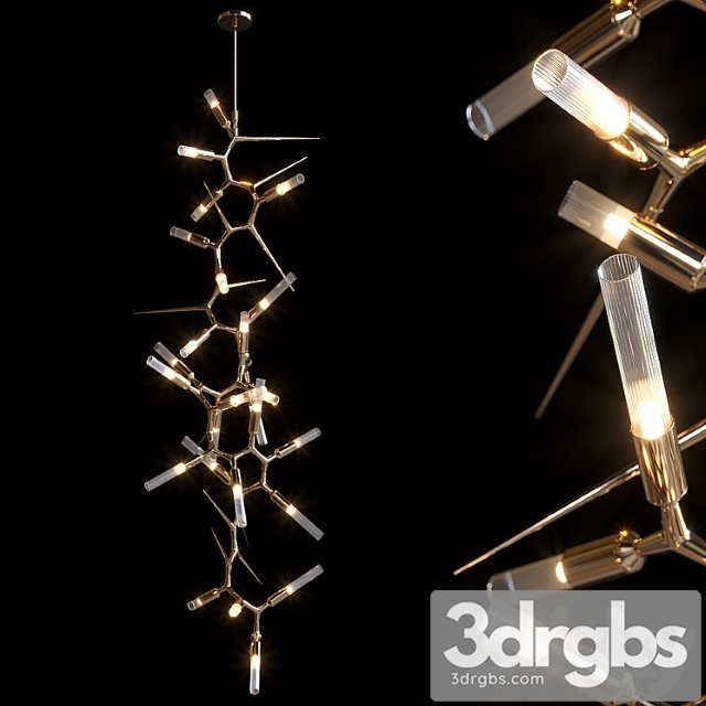 Shard Chandelier Luxxu 2 3dsmax Download - thumbnail 1