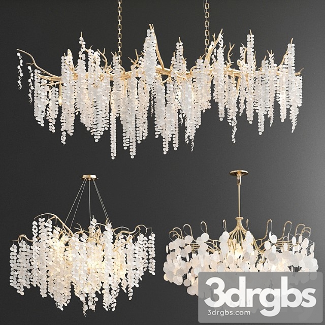 Shiro Noda Coin Fairytree Chandelier 3 Type 3dsmax Download - thumbnail 1