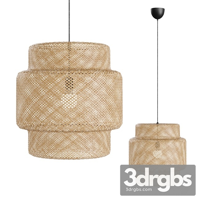 Sinnerlig pendant bamboo light ikea - thumbnail 1