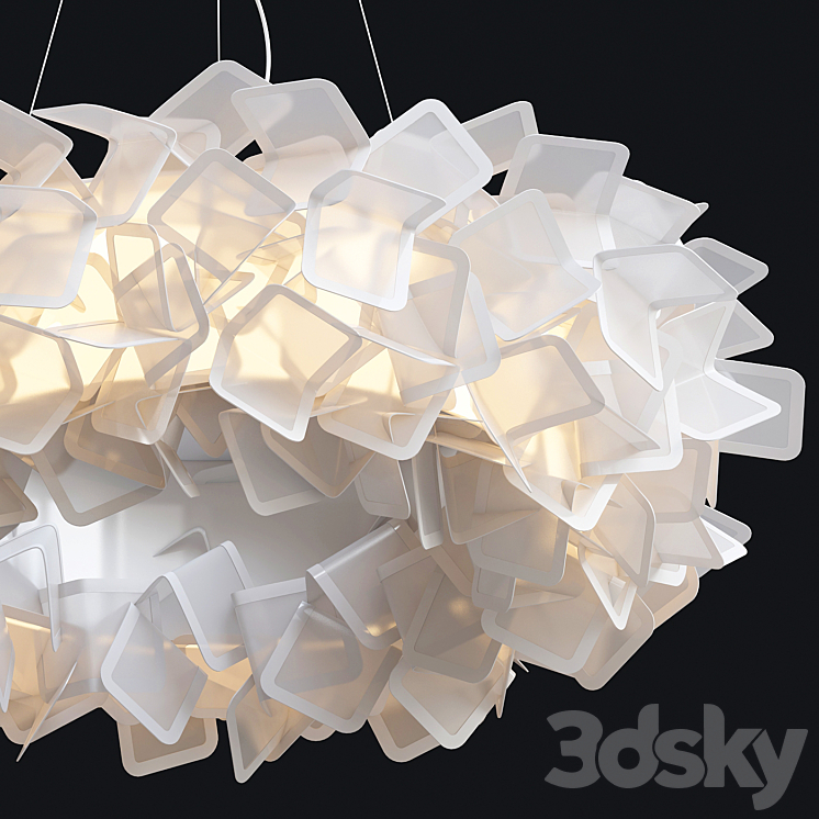 SLAMP Clizia Pendant Light 3DS Max Model - thumbnail 2