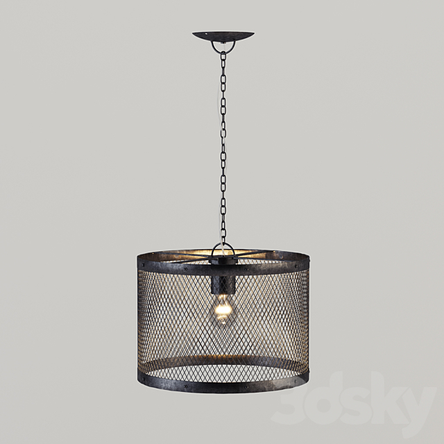 Small Hanging Shade Baltard 3DSMax File - thumbnail 2