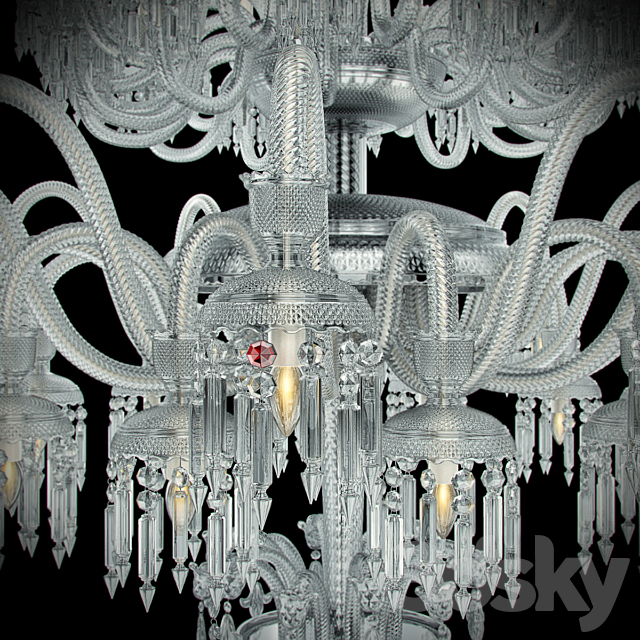 Solstice Baccarat 3DS Max Model - thumbnail 2