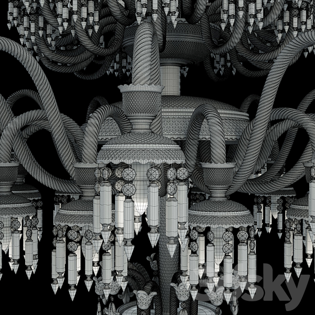 Solstice Baccarat 3DS Max Model - thumbnail 3