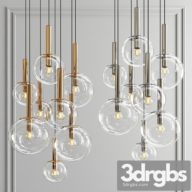 Sonneman Bubbles 8 Light Multi Pendant 3dsmax Download - thumbnail 1