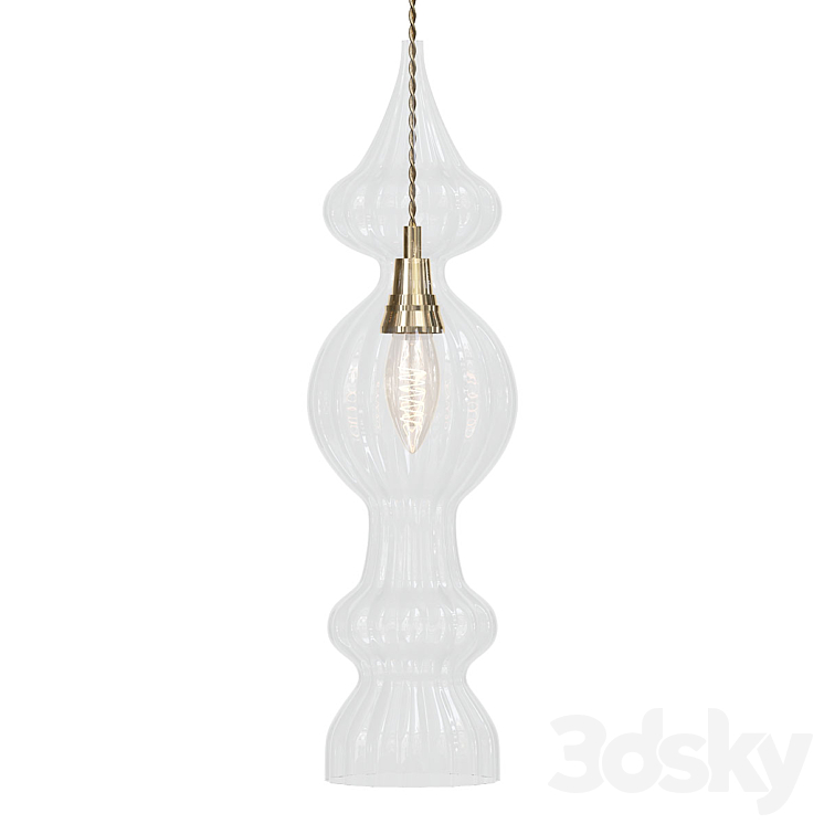 SPINDLE PENDANT 4 BUBBLE 3DS Max Model - thumbnail 1