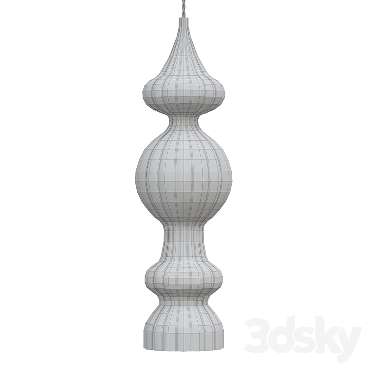 SPINDLE PENDANT 4 BUBBLE 3DS Max Model - thumbnail 2