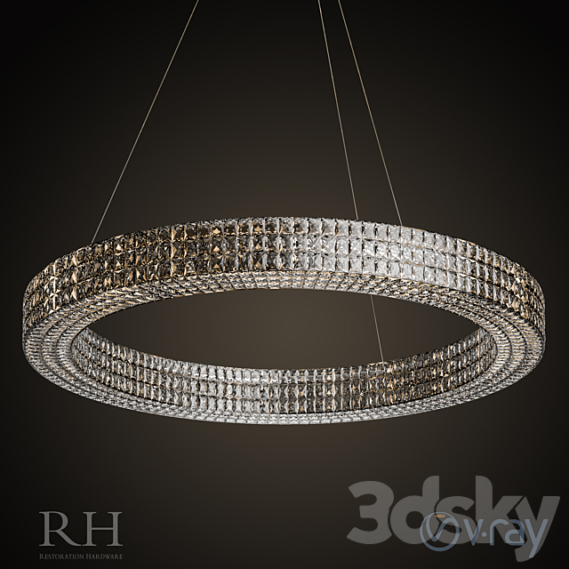 SPIRIDON RING CHANDELIER 59″ 3DSMax File - thumbnail 1