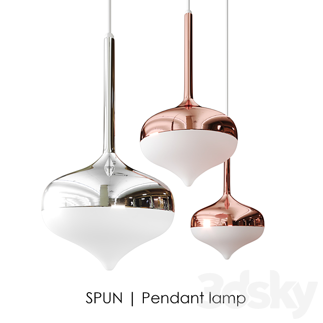 Spun Pedant lamp 3DSMax File - thumbnail 1