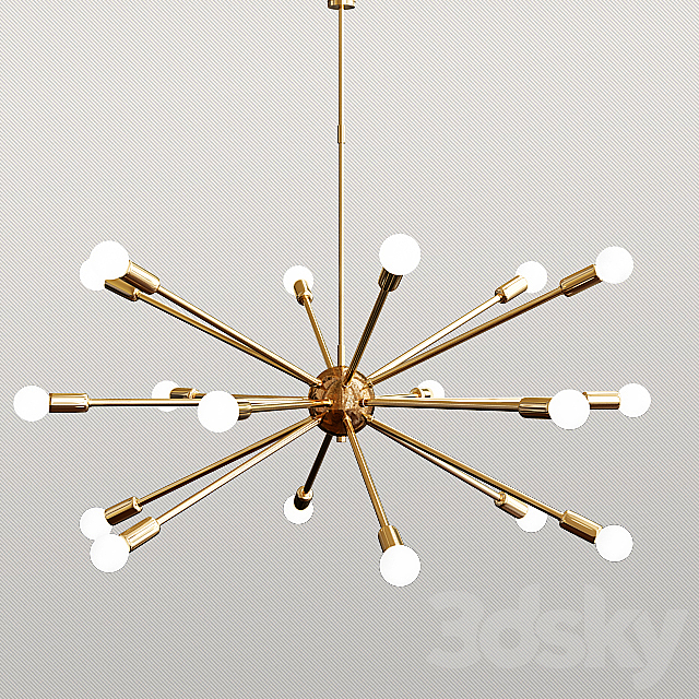 SPUTNIK CHANDELIE 3DSMax File - thumbnail 1