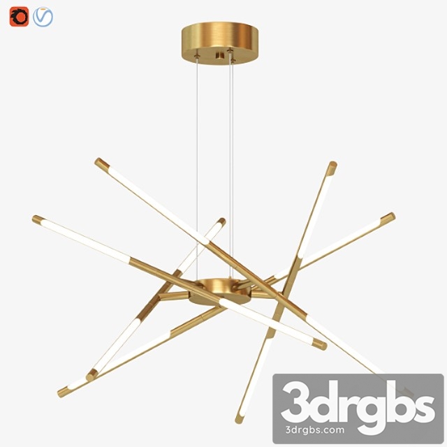 Sputnik chandelier 10 heads - thumbnail 1