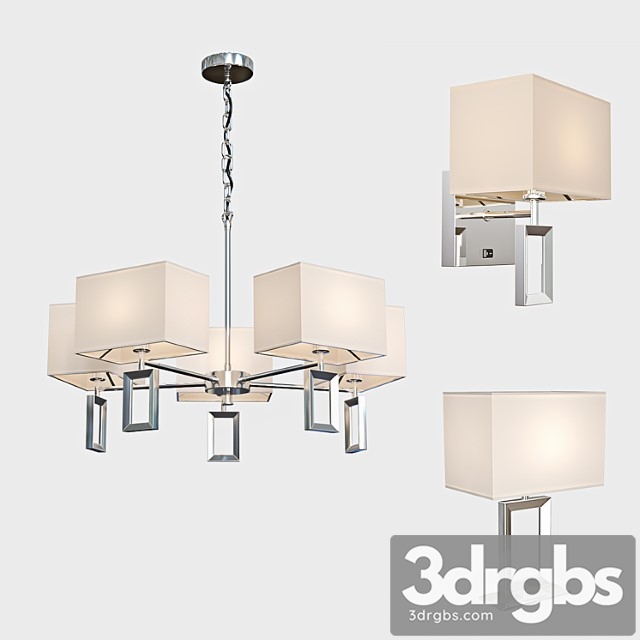 Square Chandeliers 3dsmax Download - thumbnail 1