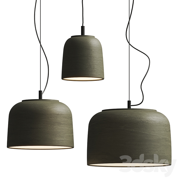 Stahl Band Potter Pendant Lamps 3DS Max Model - thumbnail 1