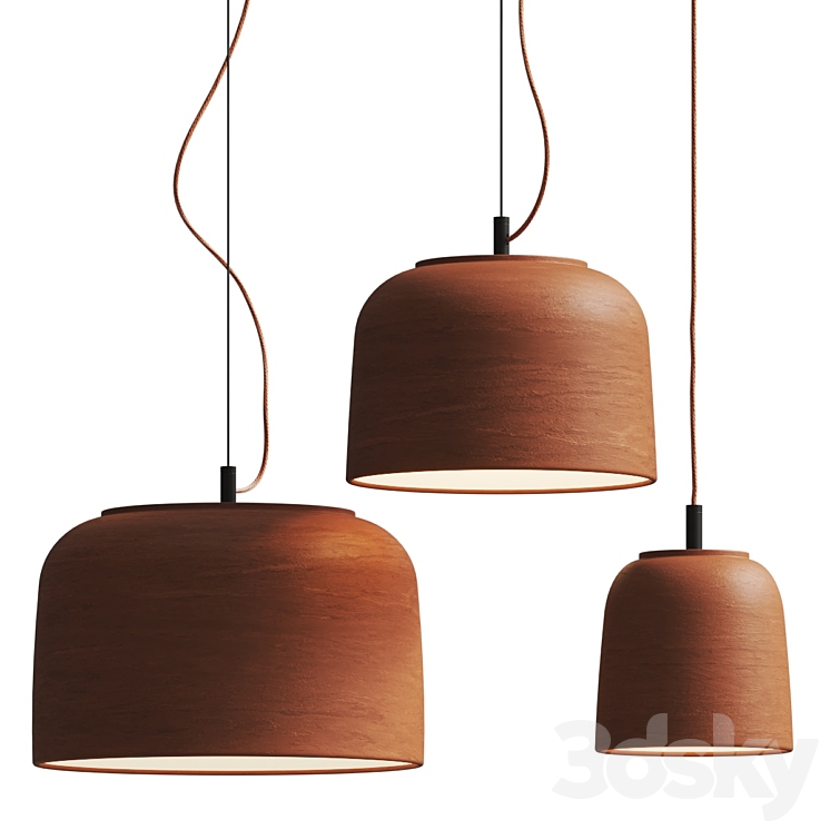 Stahl Band Potter Pendant Lamps 3DS Max Model - thumbnail 2