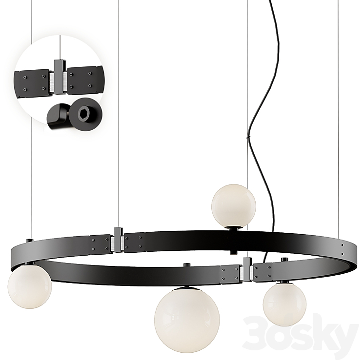 STANT Contemporary Style Pendant lamp from Karman 3DS Max Model - thumbnail 2