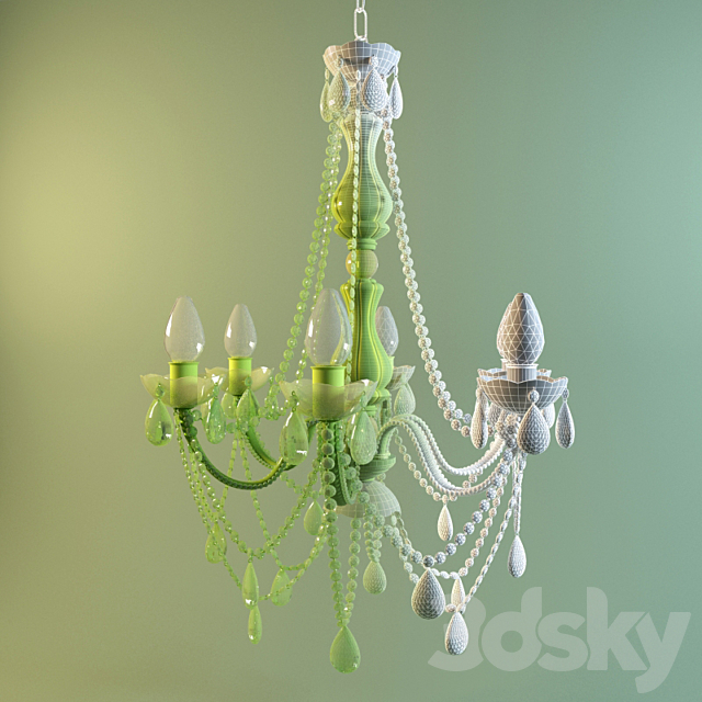 Starlight Green 6-arms 3DSMax File - thumbnail 1