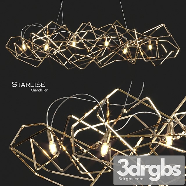 Starlise gold chandelier - thumbnail 1