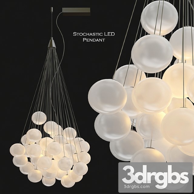 Stochastic led pendant light by luceplan - thumbnail 1