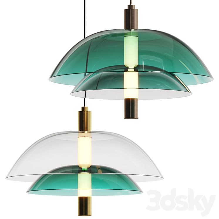 Studio M Arya Pendant Lamp 3DS Max Model - thumbnail 1