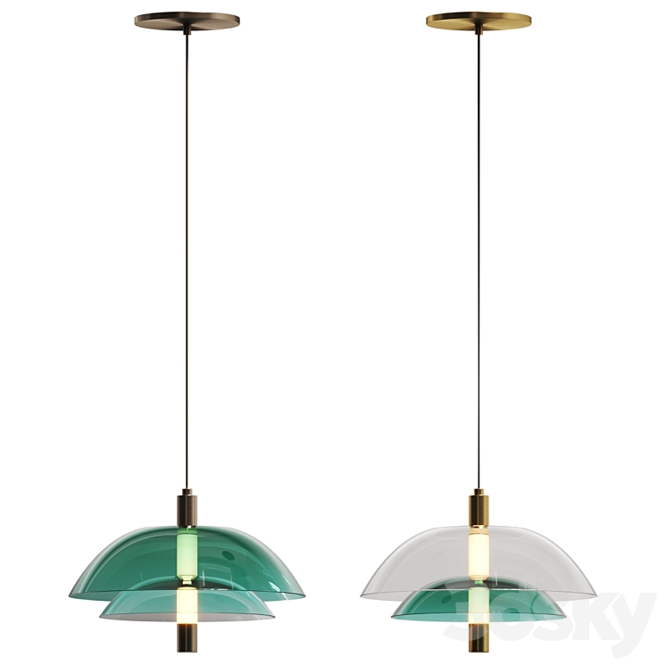 Studio M Arya Pendant Lamp 3DS Max Model - thumbnail 2