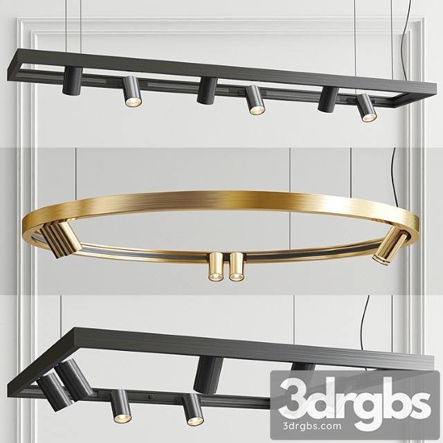 Superloop spy delta chandelier – 3 type - thumbnail 1