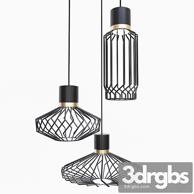 Suspended chandeliers nowodvorski pico i pico iii 3dsmax Download - thumbnail 1