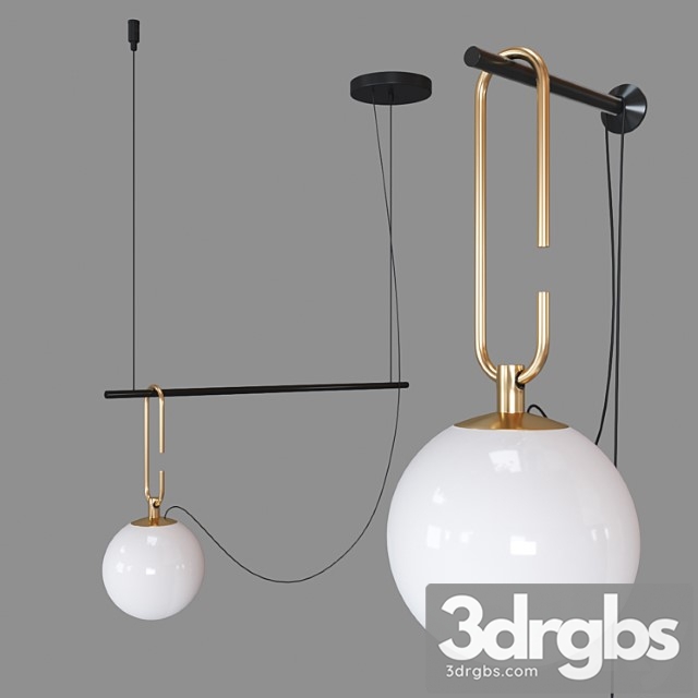 Suspended lamp 3dsmax Download - thumbnail 1