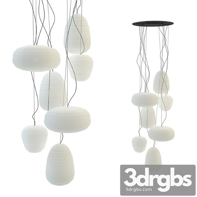 Suspension fixture foscarini rituals 3 multi sospensione 3dsmax Download - thumbnail 1