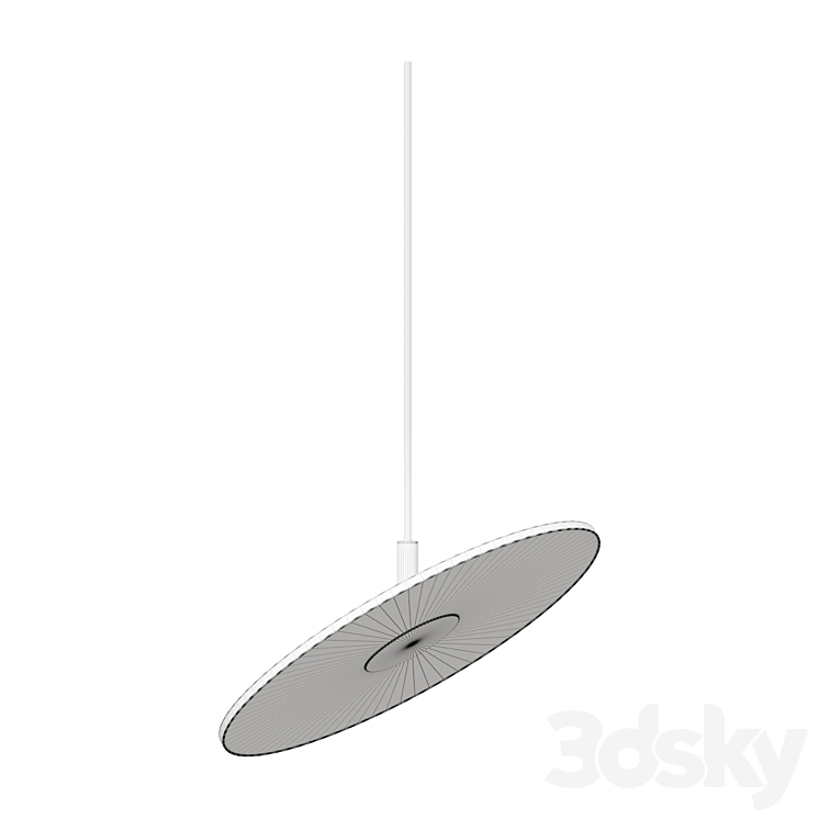 Suspension Hanging lamp 3DS Max Model - thumbnail 2