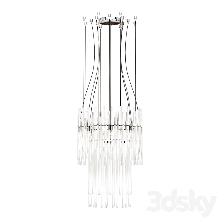 Suspension Hanging lamp 3DS Max Model - thumbnail 1