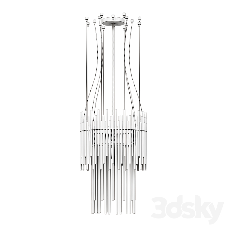 Suspension Hanging lamp 3DS Max Model - thumbnail 2