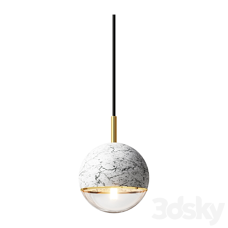 Suspension Hanging lamp 3DS Max Model - thumbnail 1