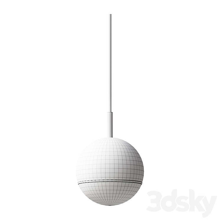 Suspension Hanging lamp 3DS Max Model - thumbnail 2