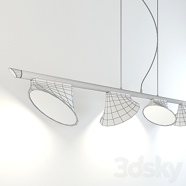 Suspension light Axo Light ORCHID SP ORCHI 4 3DSMax File - thumbnail 2