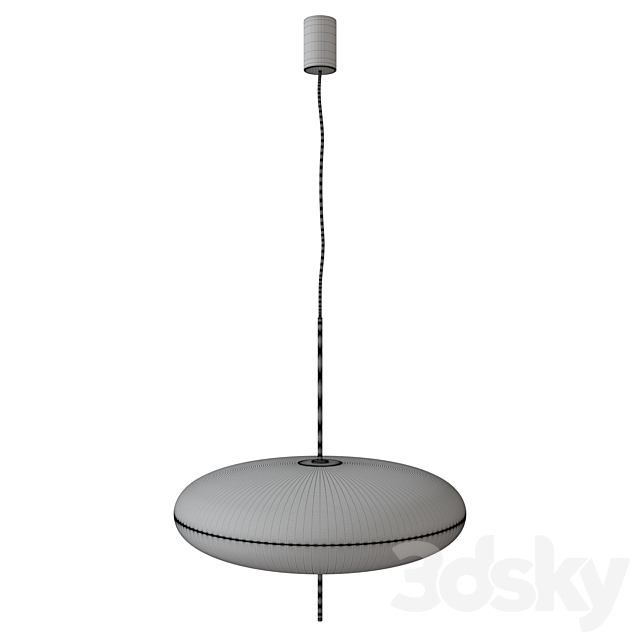 Suspension luminaire 3DS Max Model - thumbnail 2