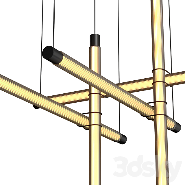 Suspeso Flutto Five (Centersvet) Hanging lamp 3ds Max - thumbnail 3