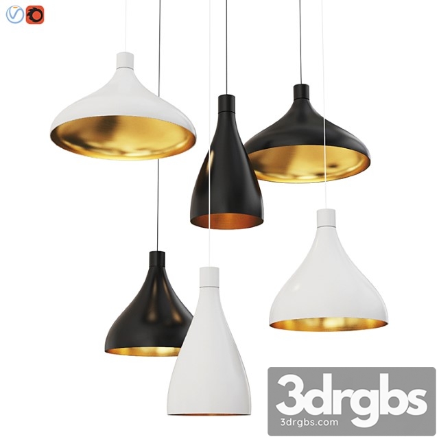 Swell pendant light pablodesigns 3dsmax Download - thumbnail 1